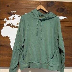 Ibex Men's Green Pullover Hoodie